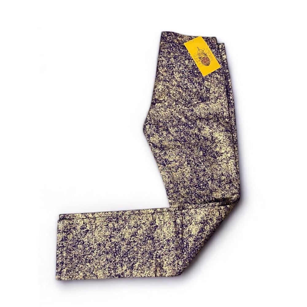 Size 9 Emperial God Purple Gold Junior Womens New Skinny‎ Jeans Pants